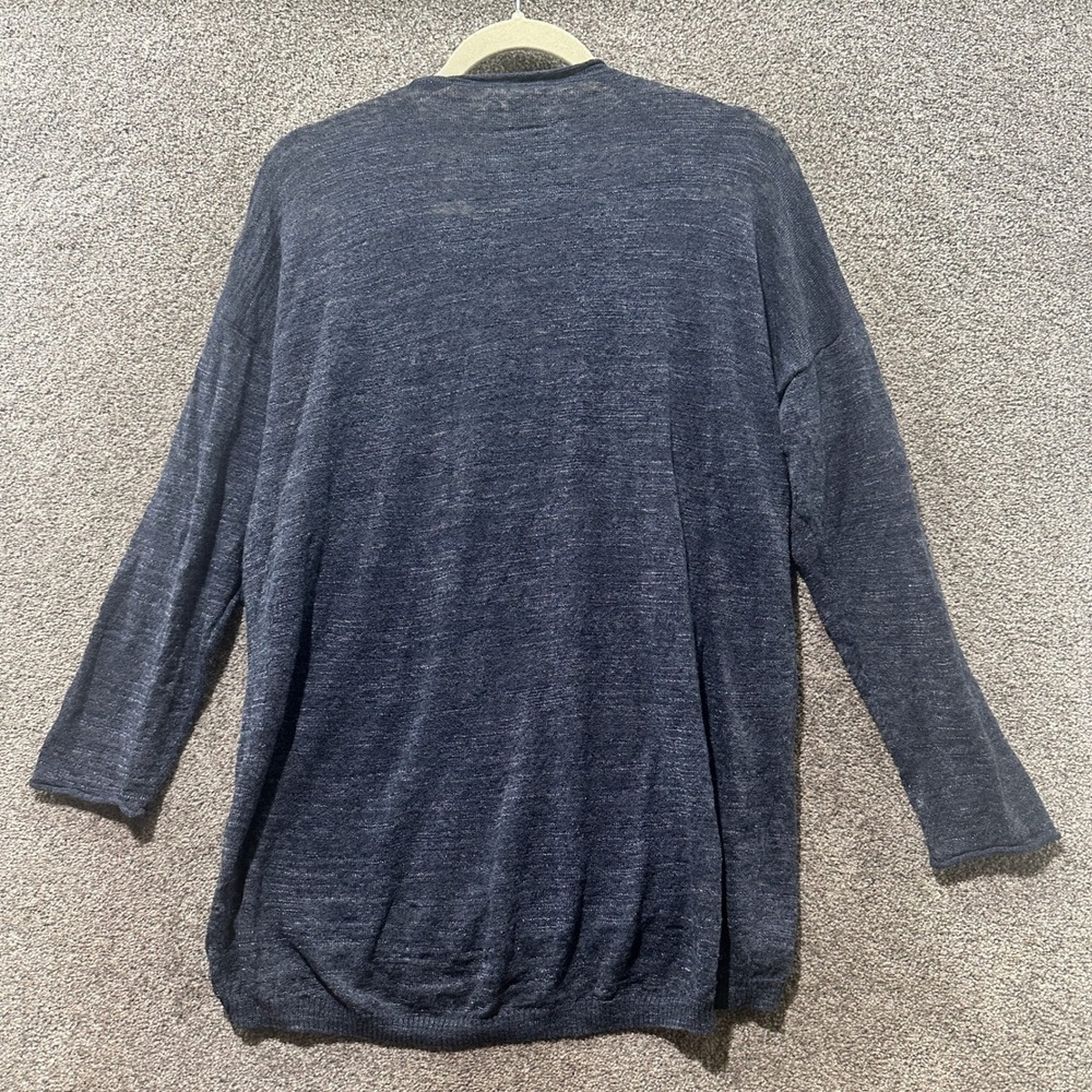 J. Crew Navy Blue V-Neck Sweater - Picture 2 of 11